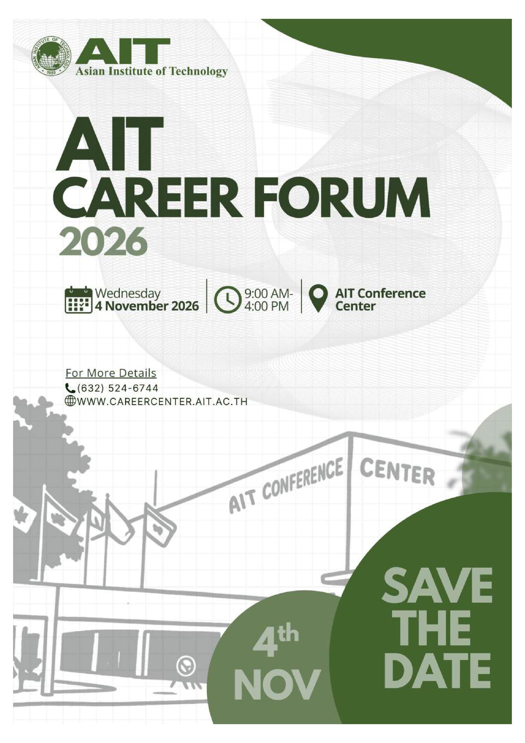 AIT Career Forum 2026 Poster